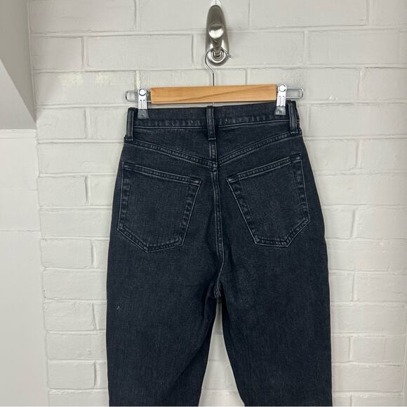 Abercrombie & Fitch Curve Love The 90s Slim Straight Cross Waist Jean Size 24 - Picture 8 of 10